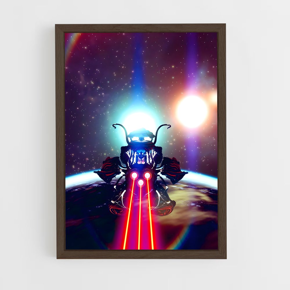 Poster Vaisseau Stellaire – affiche No man sky (vue 5)